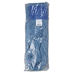 Load image into Gallery viewer, Super Loop Wet Mop Head, Cotton/synthetic Fiber, 5" Headband, X-large Size, Blue, 12/carton