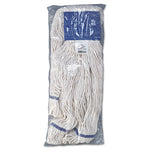 Load image into Gallery viewer, Super Loop Wet Mop Head, Cotton/synthetic Fiber, 5" Headband, X-large Size, White, 12/carton