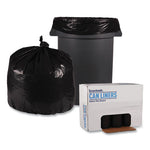 Load image into Gallery viewer, Recycled Low-density Polyethylene Can Liners, 33 Gal, 1.2 Mil, 33" X 39", Black, 10 Bags/roll, 10 Rolls/carton