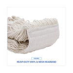 Load image into Gallery viewer, Mop Head, Pro Loop Web/tailband, Premium Saddleback Head, Ctn, 24-oz., Wh, 12/ct