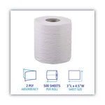 Load image into Gallery viewer, 2-ply Toilet Tissue, Septic Safe, White, 125 Ft Roll Length, 500 Sheets/roll, 96 Rolls/carton