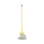 Load image into Gallery viewer, Quick Change Side-latch Plastic Mop Head Handle, 60" Aluminum Handle, Yellow