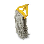 Load image into Gallery viewer, Quick Change Side-latch Plastic Mop Head Handle, 60" Aluminum Handle, Yellow
