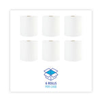 Load image into Gallery viewer, Hardwound Paper Towels, 1-ply, 8" X 800 Ft, White, 6 Rolls/carton