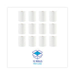 Load image into Gallery viewer, Hardwound Paper Towels, 1-ply, 8" X 600 Ft, White, 2" Core, 12 Rolls/carton