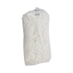 Load image into Gallery viewer, Cut-end Lie-flat Wet Mop Head, Rayon, 16oz, White