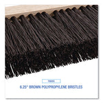 Load image into Gallery viewer, Street Broom Head, 6.25" Brown Polypropylene Bristles, 16" Brush
