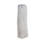 Load image into Gallery viewer, Mop Head, Economical Lie-flat Head, Rayon Fiber, 32-oz., White, 12/carton