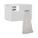 Load image into Gallery viewer, Mop Head, Economical Lie-flat Head, Rayon Fiber, 32-oz., White, 12/carton