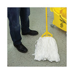 Load image into Gallery viewer, Mop Head, Looped, Enviro Clean With Tailband, Large, White, 12/carton