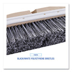 Load image into Gallery viewer, Polystyrene Vehicle Brush With Vinyl Bumper, Black/white Polystyrene Bristles, 10" Brush