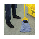 Load image into Gallery viewer, Mop Head, Loop-end, Cotton With Scrub Pad, Medium, 12/carton