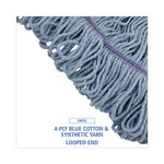 Load image into Gallery viewer, Mop Head, Loop-end, Cotton With Scrub Pad, Large, 12/carton
