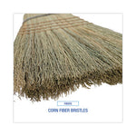 Load image into Gallery viewer, Warehouse Broom, Corn Fiber Bristles, 56" Overall Length, Natural, 12/carton