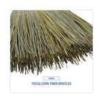 Load image into Gallery viewer, Warehouse Broom, Yucca Corn Fiber Bristles, 56" Overalll Length, Natural, 12/carton