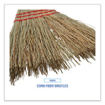 Load image into Gallery viewer, Corn Fiber Lobby/toy Broom, Corn Fiber Bristles, 39" Overall Length, Red