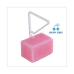 Load image into Gallery viewer, Toilet Bowl Para Deodorizer Block, Cherry Scent, 4 Oz, Pink, 12/box