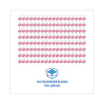 Load image into Gallery viewer, Toilet Bowl Para Deodorizer Block, Cherry Scent, 4 Oz, Pink, 144/carton