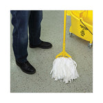 Load image into Gallery viewer, Nonwoven Cut End Edge Mop, Rayon/polyester, #20, White, 12/carton
