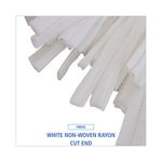 Load image into Gallery viewer, Nonwoven Cut End Edge Mop, Rayon/polyester, #20, White, 12/carton