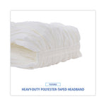 Load image into Gallery viewer, Nonwoven Cut End Edge Mop, Rayon/polyester, #24, White, 12/carton