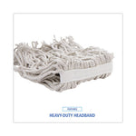 Load image into Gallery viewer, Mop Head, Cotton, Cut-end, White, 4-ply, #16 Band, 12/carton