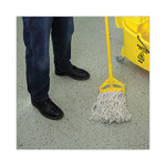 Load image into Gallery viewer, Mop Head, Cotton, Cut-end, White, 4-ply, #16 Band, 12/carton