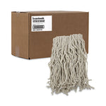 Load image into Gallery viewer, Mop Head, Cotton, Cut-end, White, 4-ply, #16 Band, 12/carton