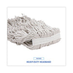 Load image into Gallery viewer, Cotton Mop Head, Cut-end, #32, White, 12/carton