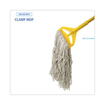 Load image into Gallery viewer, Banded Cotton Mop Heads, 24oz, White, 12/carton