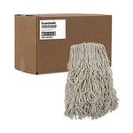 Load image into Gallery viewer, Banded Cotton Mop Heads, 24oz, White, 12/carton