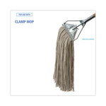 Load image into Gallery viewer, Mop Head, Cotton, Cut-end, White, 4-ply, 32oz, 12/carton