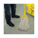 Load image into Gallery viewer, Mop Head, Cotton, Cut-end, White, 4-ply, 32oz, 12/carton