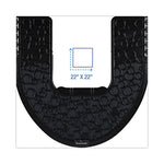 Load image into Gallery viewer, Commode Mat 2.0, Rubber, 22 X 22, Black, 6/carton