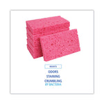 Load image into Gallery viewer, Small Cellulose Sponge, 3.6 X 6.5, 0.9" Thick, Pink, 2/pack, 24 Packs/carton