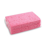Load image into Gallery viewer, Small Cellulose Sponge, 3.6 X 6.5, 0.9" Thick, Pink, 2/pack, 24 Packs/carton