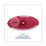 Load image into Gallery viewer, Curve Air Freshener, Spiced Apple, Solid, Red, 10/box