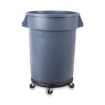 Load image into Gallery viewer, Refuse Container Utility Dolly, 300 Lb Capacity, 18.25" Diameter, Gray