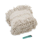 Load image into Gallery viewer, Flash Forty Disposable Dustmop, Cotton, 5", Natural