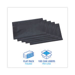 Load image into Gallery viewer, Linear Low Density Industrial Can Liners, 33 Gal, 1.3 Mil, 33 X 39, Gray, 100/carton