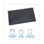 Load image into Gallery viewer, Linear Low Density Industrial Can Liners, 33 Gal, 1.3 Mil, 33 X 39, Gray, 100/carton
