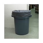 Load image into Gallery viewer, Linear Low Density Industrial Can Liners, 60 Gal, 1.3 Mil, 38 X 58, Gray, 100/carton