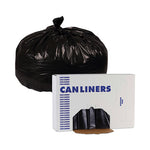 Load image into Gallery viewer, Linear Low Density Industrial Can Liners, 60 Gal, 1.7 Mil, 38 X 58, Black, 100/carton