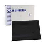 Load image into Gallery viewer, Linear Low Density Industrial Can Liners, 60 Gal, 1.7 Mil, 38 X 58, Black, 100/carton