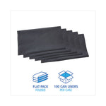 Load image into Gallery viewer, Linear Low Density Industrial Can Liners, 45 Gal, 1.3 Mil, 40 X 46, Gray, 100/carton