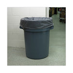 Load image into Gallery viewer, Linear Low Density Industrial Can Liners, 45 Gal, 1.3 Mil, 40 X 46, Gray, 100/carton