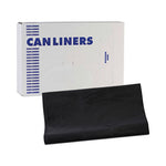 Load image into Gallery viewer, Linear Low Density Industrial Can Liners, 56 Gal, 1.7 Mil, 43 X 47, Black, 100/carton