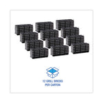 Load image into Gallery viewer, Grill Brick, 8 X 4, Black, 12/carton
