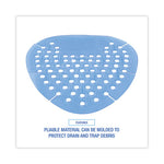 Load image into Gallery viewer, Gem Urinal Screens, Cotton Blossom Scent, Blue, 12/box