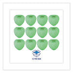 Load image into Gallery viewer, Gem Urinal Screens, Herbal Mint Scent, Green, 12/box